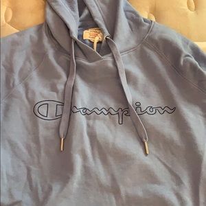BLUE CHAMPION HOODIE